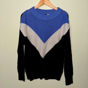 Womens Colorblock Sweater